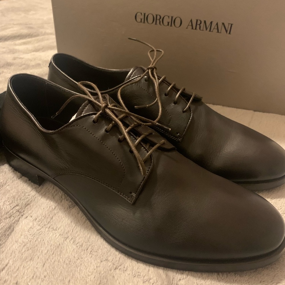 Giorgio Armani Men’s Laced Shoe/derby